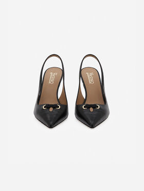 SLINGBACK EN CUIR SOUPLE