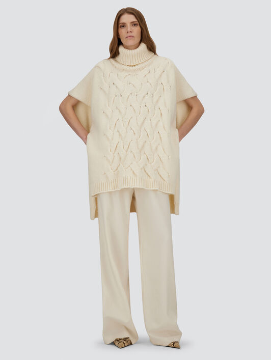 PANTALON RESORT EN FLANELLE AU TOUCHER CACHEMIRE