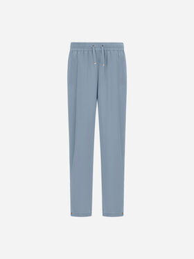 PANTALON RESORT EN SATIN EXTRA-FIN
