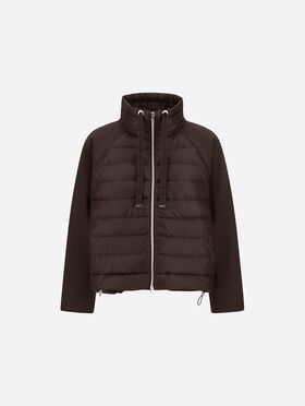 VESTE RESORT EN FLANELLE AU TOUCHER CACHEMIRE ET NYLON ULTRALIGHT