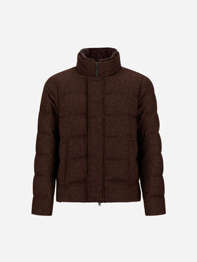 CHAQUETA DE CACHEMIRA, SEDA Y MONOGRAM