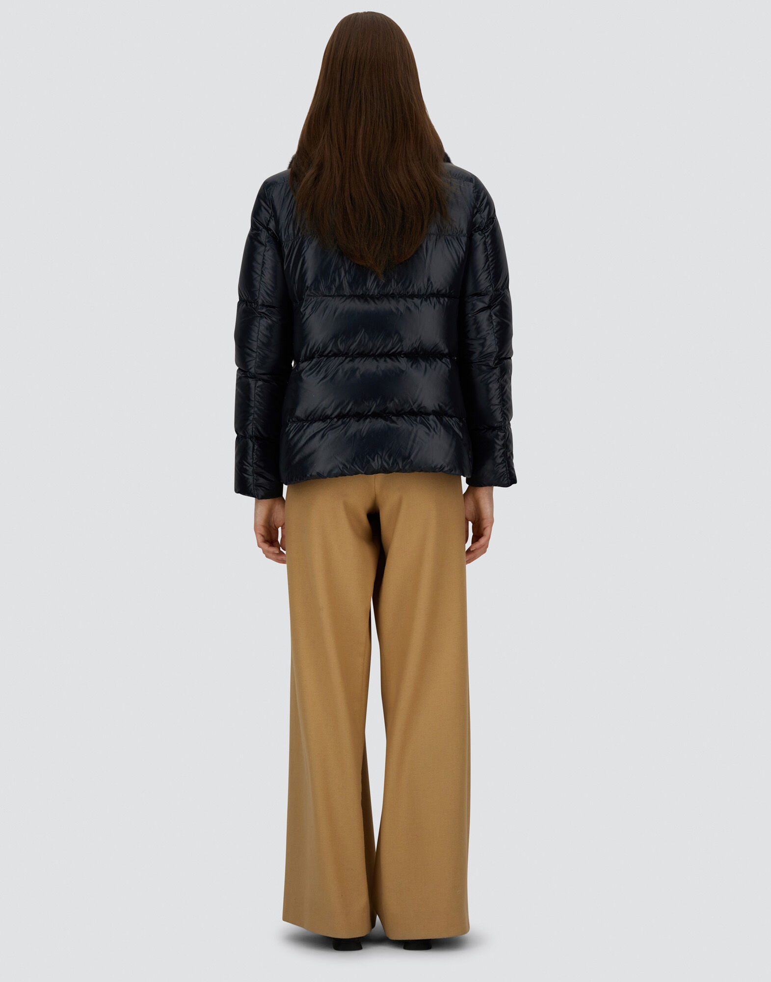 VESTE EN NYLON ULTRALIGHT ET LADY ALTERNATIVE FUR