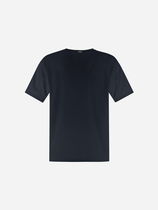 リゾート　ベーシック コットン&ライトストレッチナイロン Tシャツ