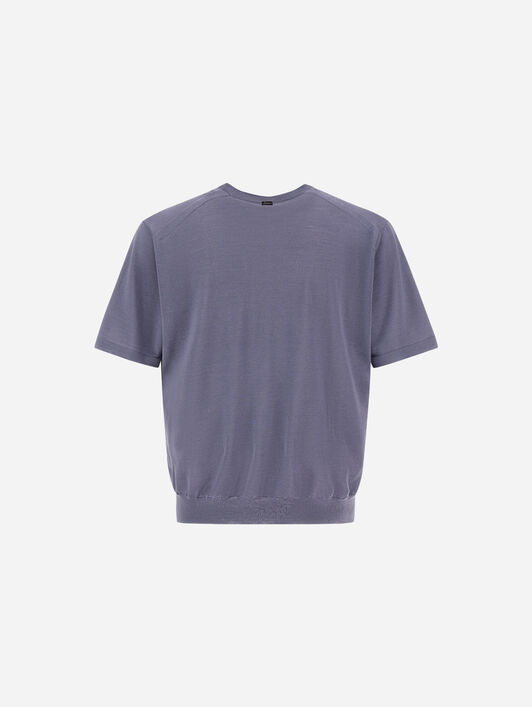 リゾート ウールシルク Tシャツ