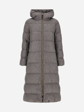 VESTE LONGUE EN CACHEMIRE-SOIE