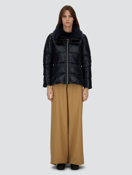 VESTE EN NYLON ULTRALIGHT ET LADY ALTERNATIVE FUR