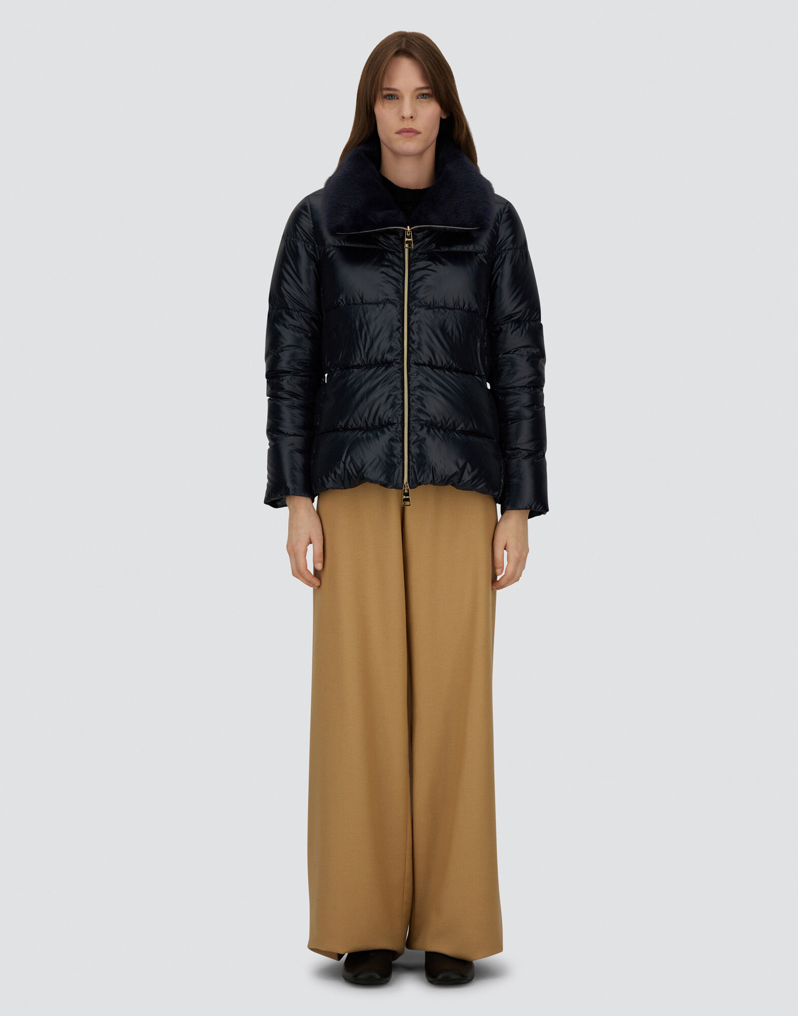 VESTE EN NYLON ULTRALIGHT ET LADY ALTERNATIVE FUR