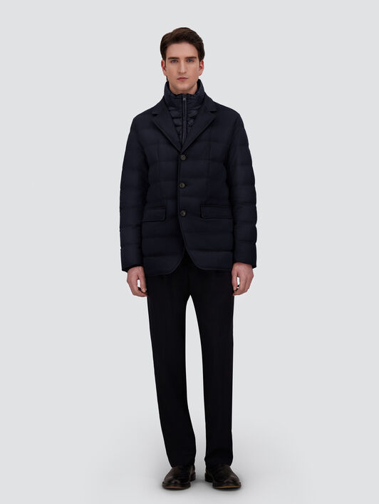 BLAZER EN CACHEMIRE, SOIE ET NYLON ULTRALIGHT