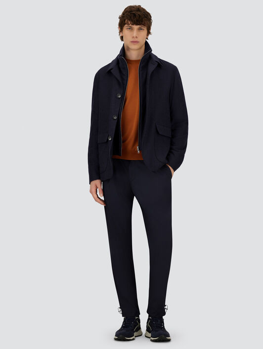 BLAZER RESORT EN SOIE ET CACHEMIRE