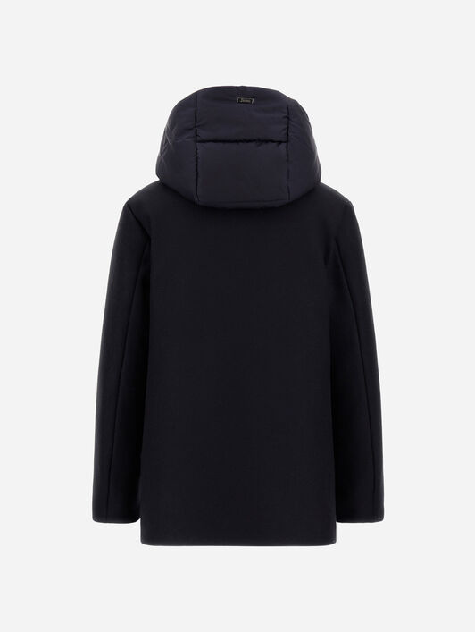 MANTEAU EN ECOWOOL ET NYLON CHAMONIX