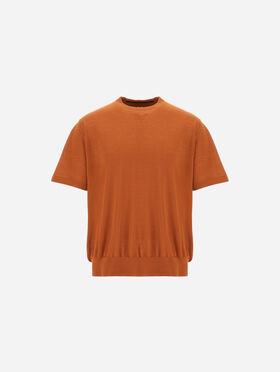 T-SHIRT RESORT EN JERSEY DE LAINE ET SOIE