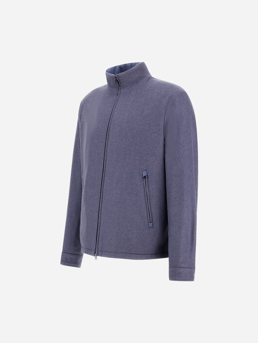 RESORT BOMBER JACKET IN CASHMERE AND SILK