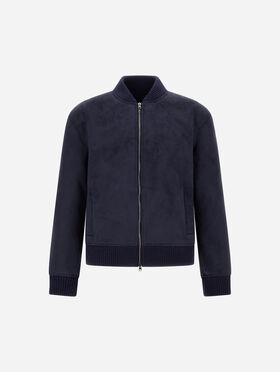BOMBER EN SHEARLING SYNTHÉTIQUE