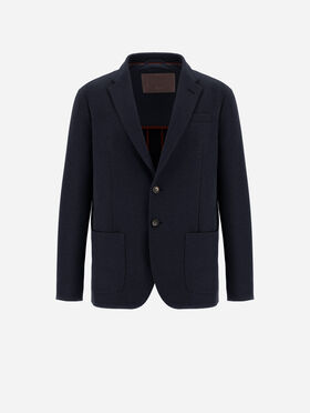 BLAZER RESORT EN JERSEY EFFET LAINE