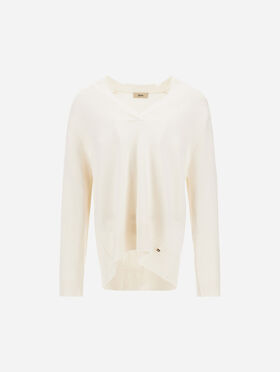 JERSEY DE CASHMERE EN PUNTO LISO