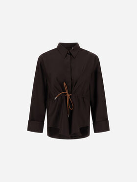 CHEMISE EN LAINE ET SOIE