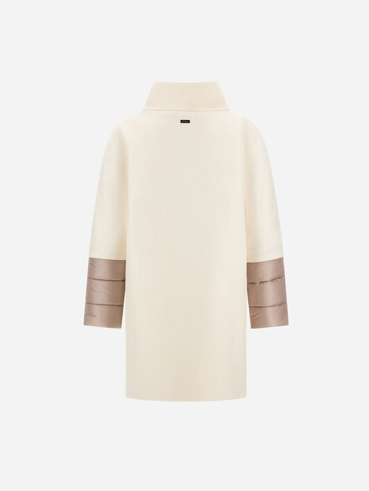 CAPPOTTO IN ECOWOOL E NYLON ULTRALIGHT