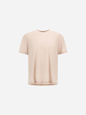 T-SHIRT RESORT EN JERSEY DE LAINE BRILLANT