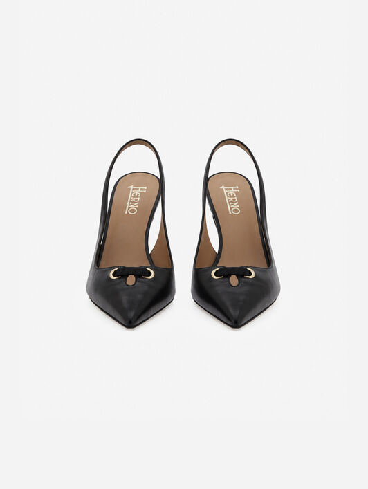 SOFT LEATHER SLINGBACKS