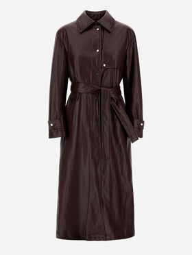 TRENCH EFFET CUIR
