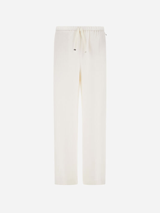 PANTALONI RESORT IN CASHMERE E SETA