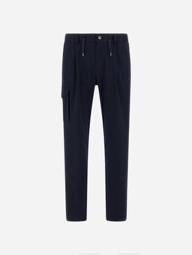 PANTALON RESORT EN COTON STRETCH