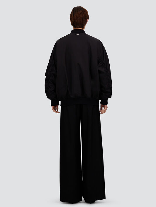 나일론 개버딘 보머 재킷