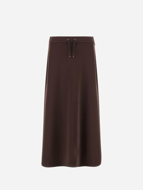 JUPE EN MATT CREPE SATIN