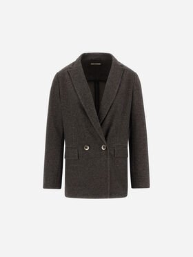 BLAZER DE JACQUARD CON MOTIVO DIAGONAL