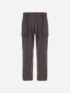 PANTALON CARGO RESORT EN NYLON STRETCH EFFET CHINÉ