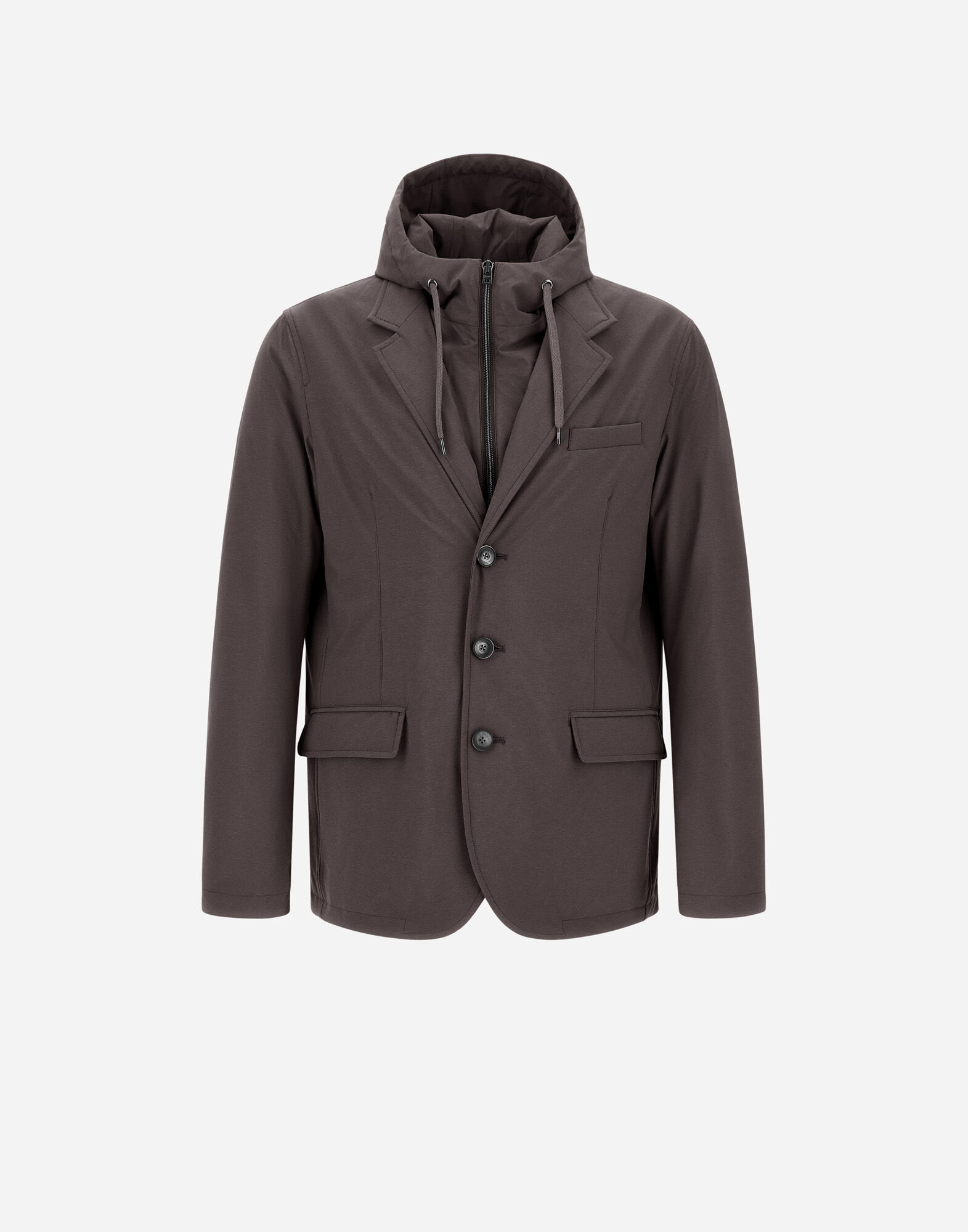 BLAZER RESORT EN NYLON STRETCH EFFET CHINÉ