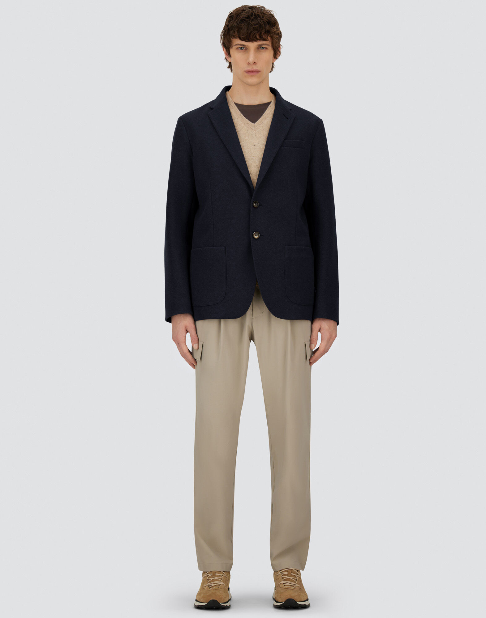 BLAZER RESORT EN JERSEY EFFET LAINE