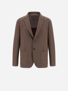 BLAZER RESORT EN JERSEY EFFET LAINE