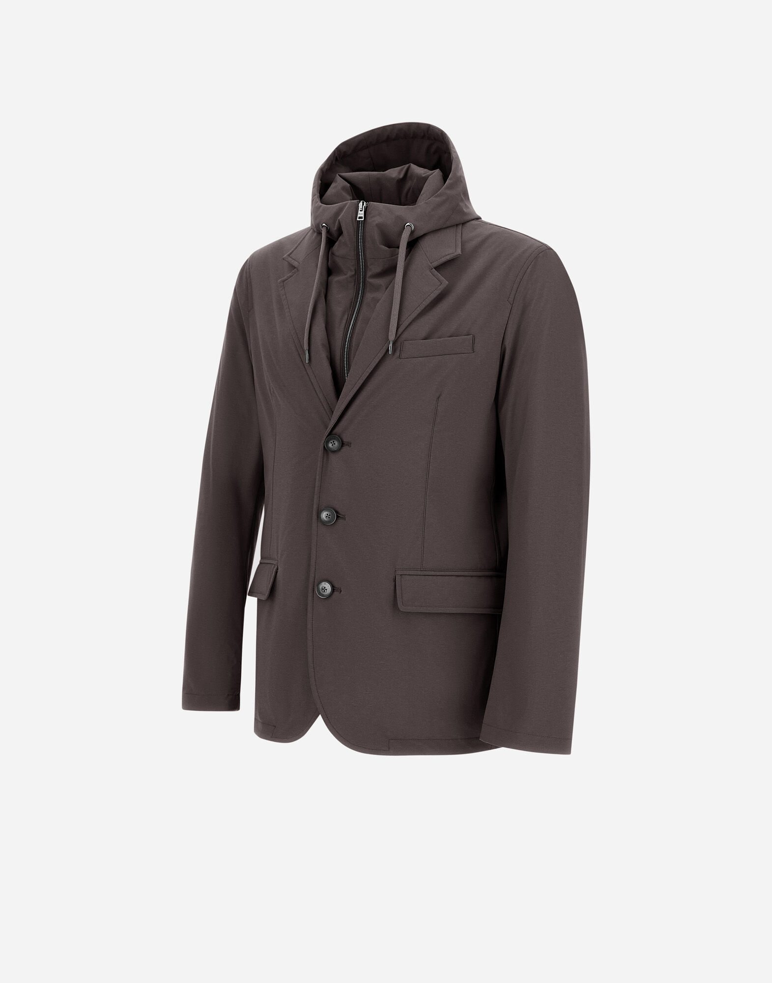 BLAZER RESORT EN NYLON STRETCH EFFET CHINÉ
