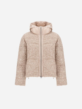 VESTE RESORT EN TISSU BOUCLETTE D'ALPAGA