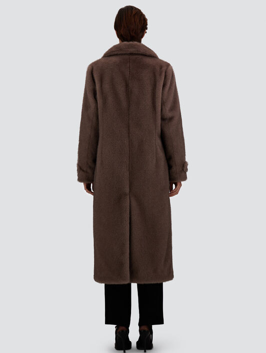얼터너티브 멜란지 밍크 퍼 코트