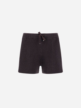 SHORT RESORT EN MOLLETON DE COTON ET LUREX