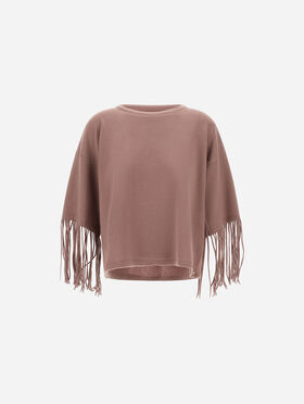PULL EN LAINE ET CACHEMIRE EN MAILLE JERSEY