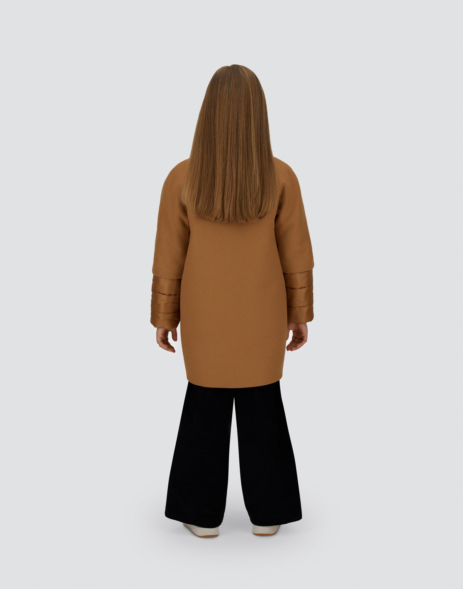 COAT IN ECOWOOL AND NYLON ULTRALIGHT