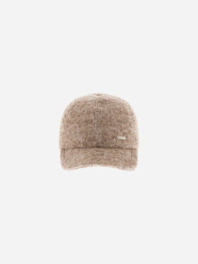 CASQUETTE DE BASEBALL EN TISSU BOUCLETTE D'ALPAGA