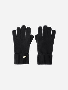 GUANTI IN CASHMERE PUNTO RASO