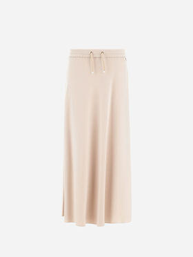 JUPE EN MATT CREPE SATIN