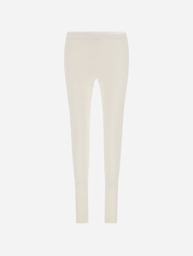 LEGGINGS DE LANA ACANALADA