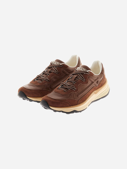 HERNO MAGGIORE 가죽 스니커즈
