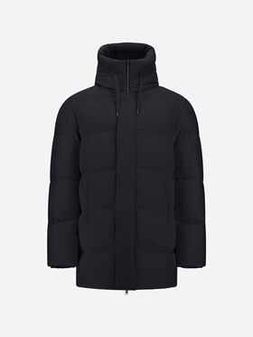 BLOUSON EN CACHEMIRE, SOIE ET NYLON À EFFET CHANGEANT