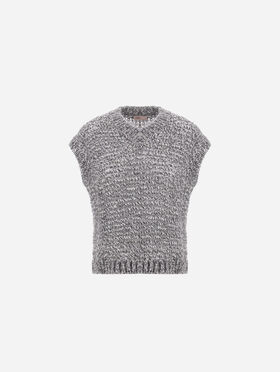 GILET RESORT EN ALPAGA ET LUREX