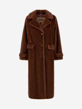 MANTEAU EN MELANGE ALTERNATIVE MINK FUR
