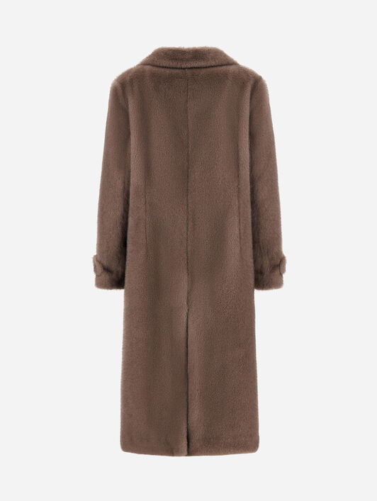 얼터너티브 멜란지 밍크 퍼 코트