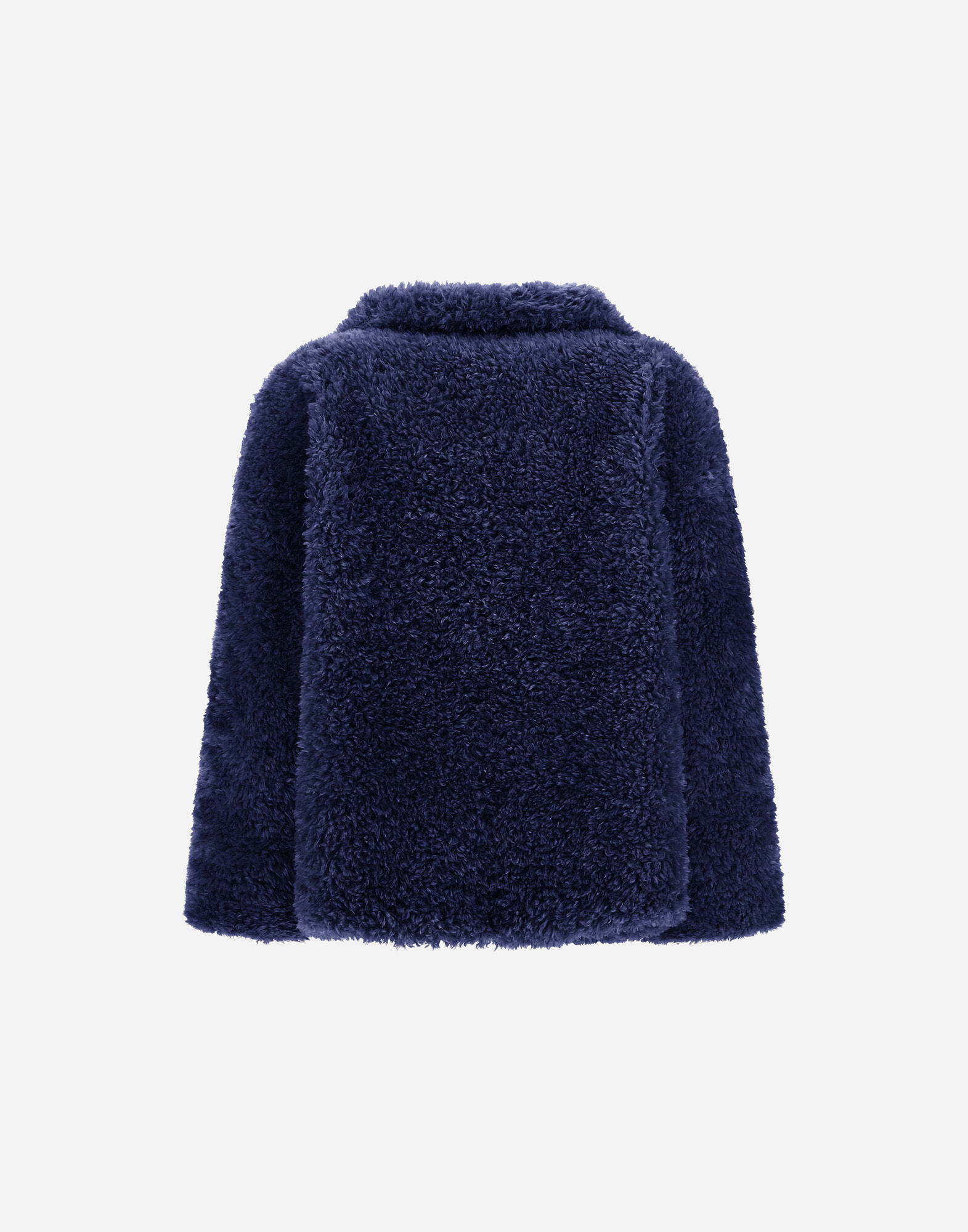 VESTE COURTE EN FOURRURE SYNTHÉTIQUE BOUCLÉE