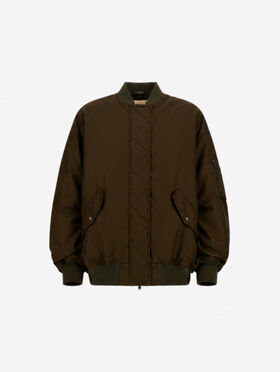 BOMBER EN GABARDINE DE NYLON